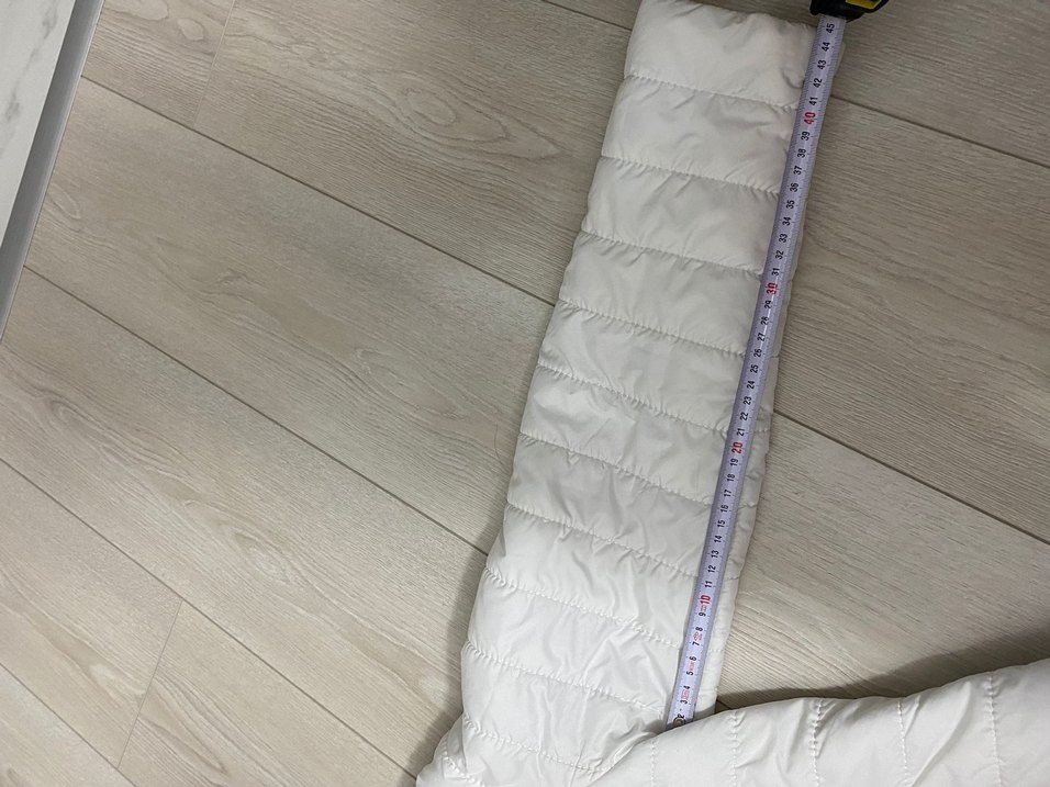 Beyaz Kadın Midi Kışlık Mont - Görsel 5