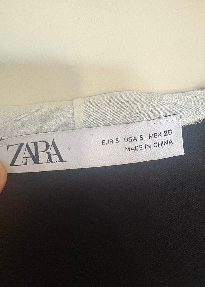 Zara Beyaz Yakalı Elbise - Görsel 2