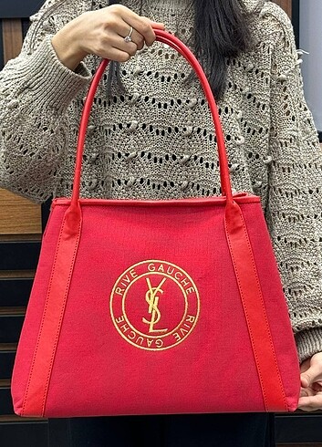  Beden beyaz Renk YSL ÇANTA 
