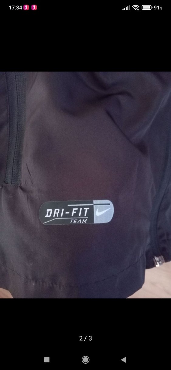 Nike Siyah Fermuarlı Erkek Rüzgarlık - Görsel 2