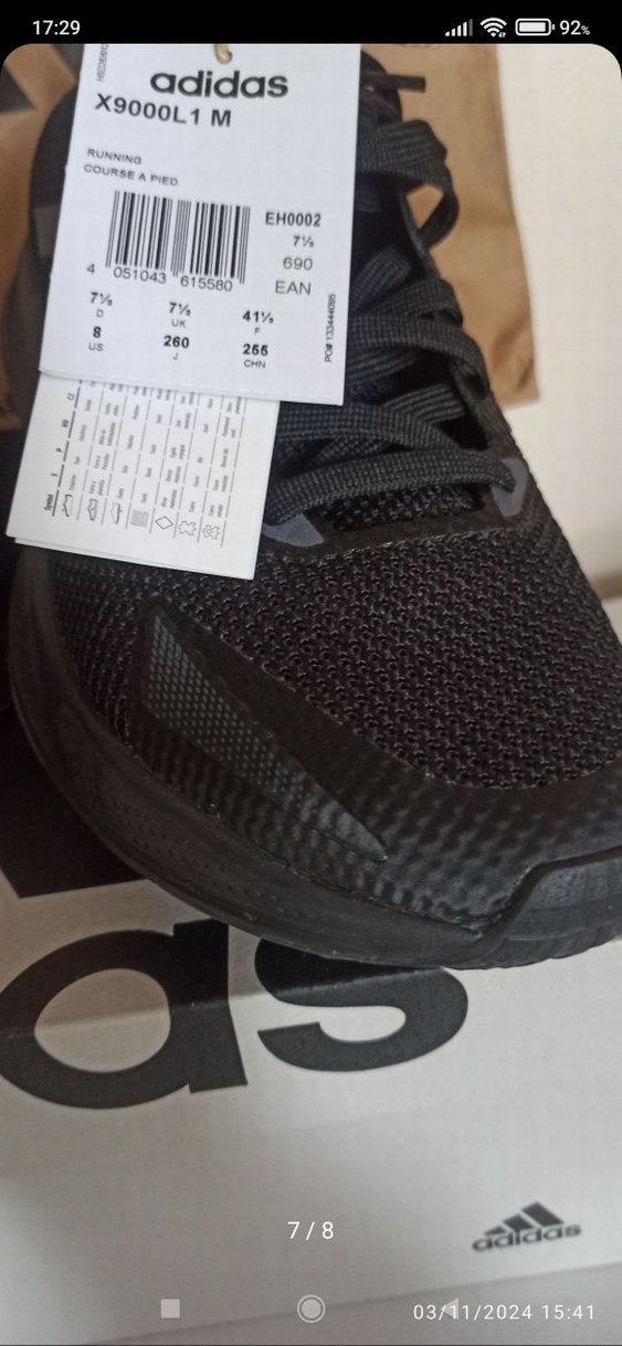 Siyah adidas Erkek Koşu ve Spor Ayakkabısı - Görsel 5