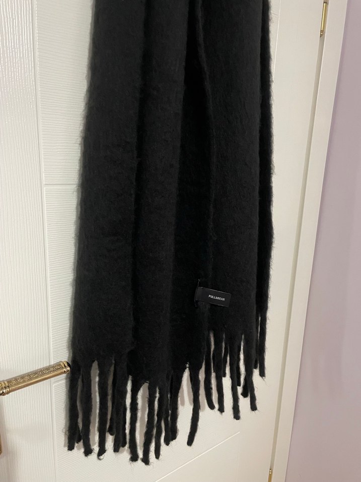 Pull & Bear Moher Efektli kadın atkı - Görsel 3