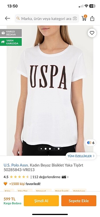 Us Polo assn kadın tshirt