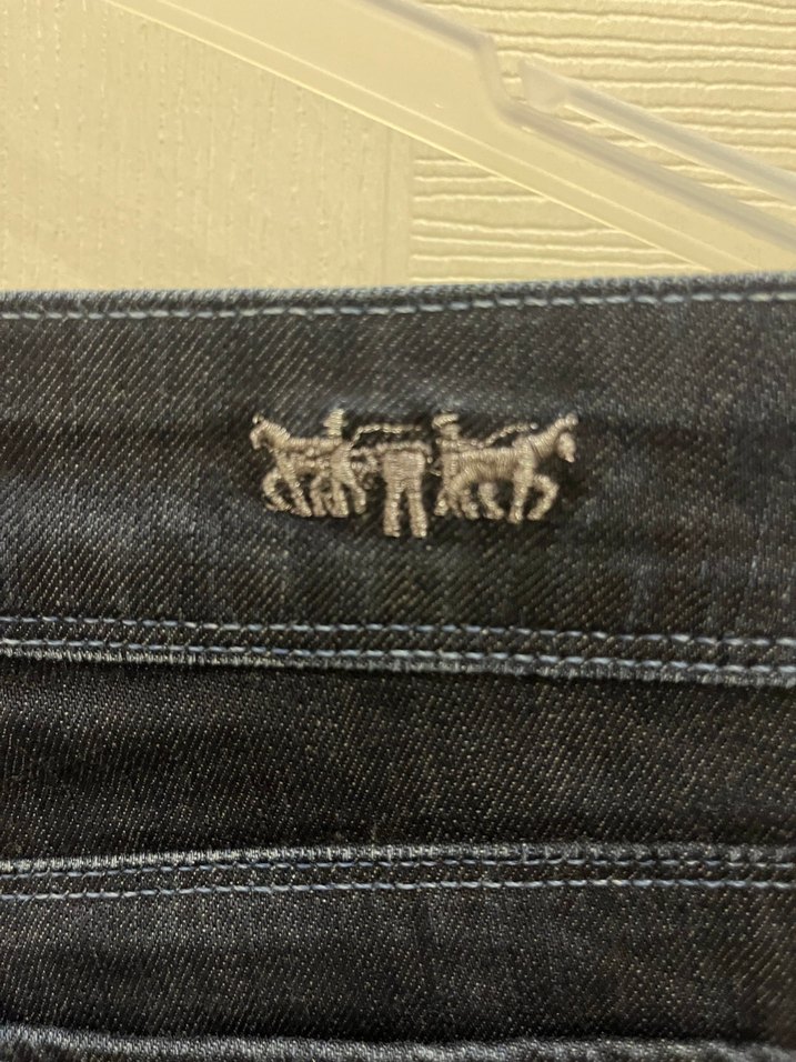 Levis marka lacivert Regular Fit Midi Kadın Kot Pantolon - Görsel 3