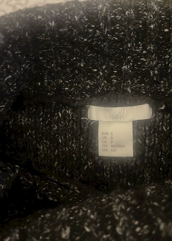 Gri Kadın Boğazlı Örgü Yün Kazak - Görsel 3