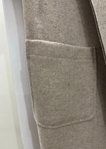 Bej Uzun Kadın Kaban - Görsel 4