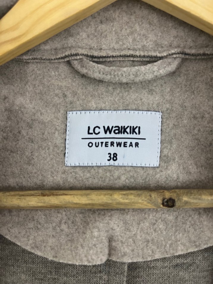 Bej Uzun Kadın Kaban - Görsel 3