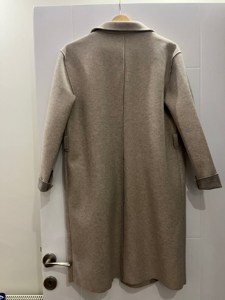 Bej Uzun Kadın Kaban - Görsel 2