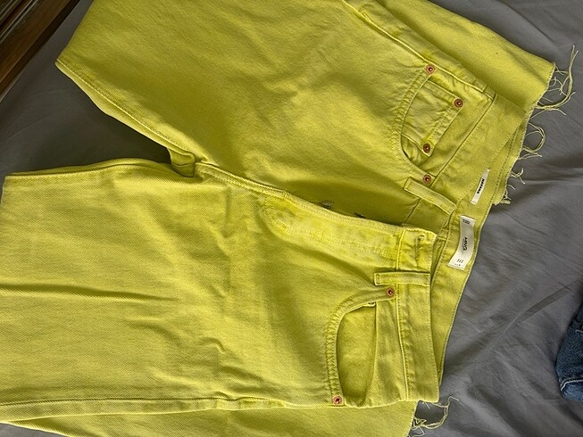 mango pantolon yesil