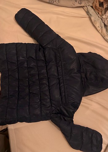 Gri Baskılı Erkek Çocuk Kışlık Mont - Görsel 3