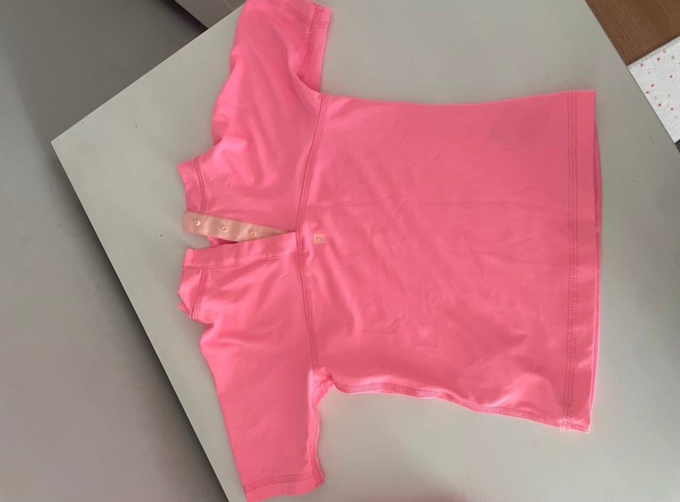 Kız Çocuk Pembe Kısa Kollu Mayo Takımı - Görsel 3