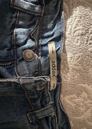 Kadın Lacivert Bol Kesim Mini Kot Şort - Görsel 2