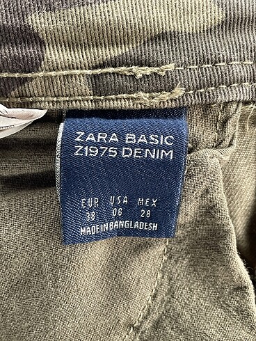 38 Beden çeşitli Renk Zara Jean / Kot %70 İndirimli.