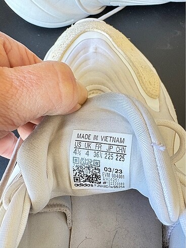 35,5 Beden beyaz Renk ADIDAS ADIPRANE