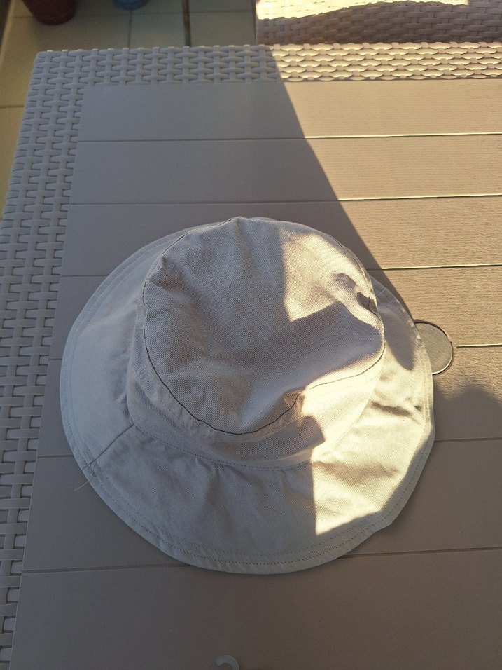 Keten Kumaş Bej Kadın Şapka - Görsel 2