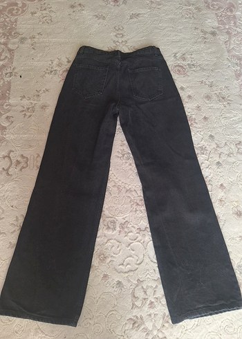 DeFacto Siyah Desenli Düğmeli Kadın Jean - Görsel 2