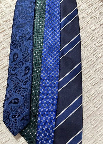 Koyu Mavi Klasik İş Kravatları igs - Görsel 3