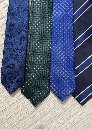 Koyu Mavi Klasik İş Kravatları igs - Görsel 2