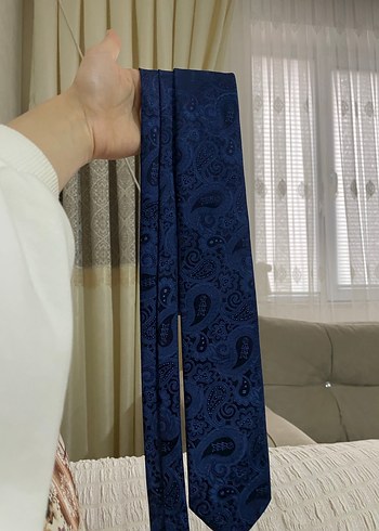 Koyu Mavi Klasik İş Kravatları igs - Görsel 6