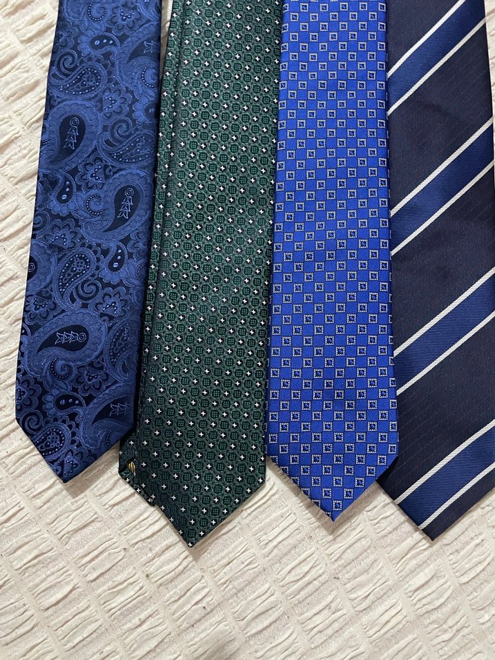 Koyu Mavi Klasik İş Kravatları igs - Görsel 2