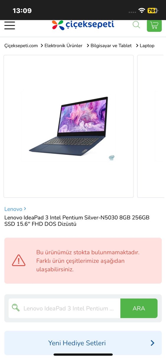 Lenovo IdeaPad 3 Mavi 15.6" FHD Dizüstü - Görsel 2