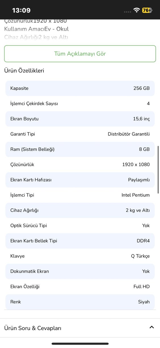 Lenovo IdeaPad 3 Mavi 15.6" FHD Dizüstü - Görsel 3