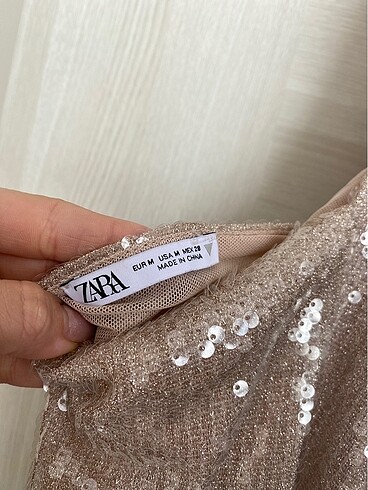 m Beden ten rengi Renk Zara Elbise
