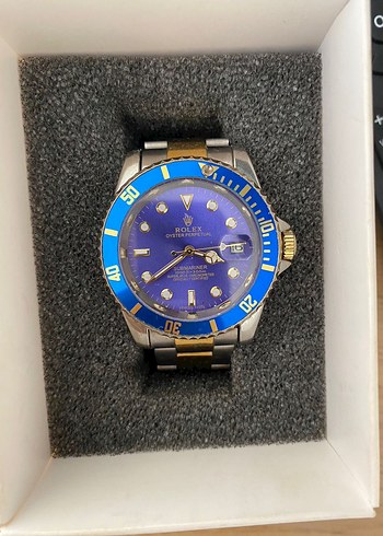 Rolex Oyster Perpetual Mavi Klasik Erkek Saati