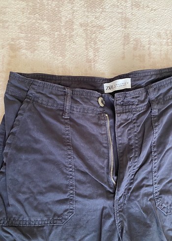 38 Beden gri Renk Zara kargo pantolon
