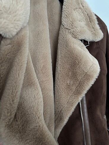 l Beden camel Renk Pullandbear biker ceket