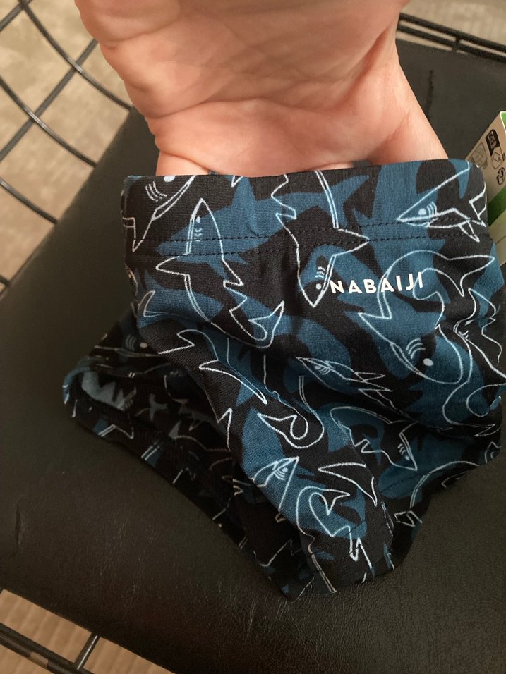 Erkek Çocuk Baskılı Mavi Mayo Şortu - Görsel 2