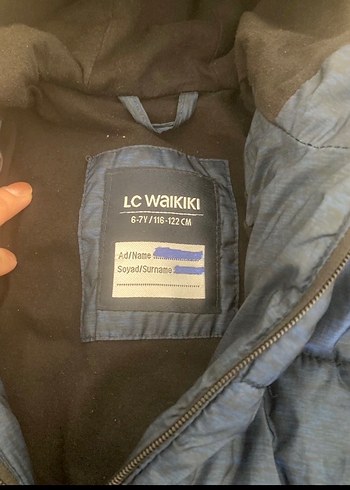 Erkek Çocuk Kapüşonlu Fermuarlı Mavi Mont - Görsel 2