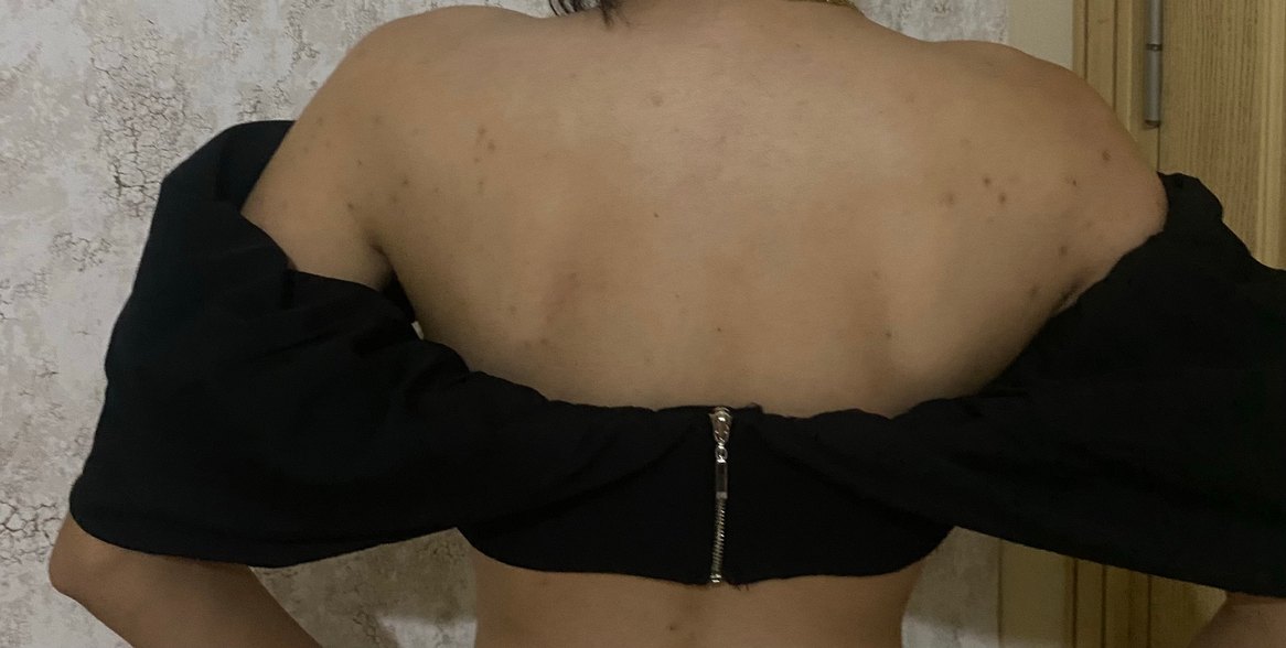 Siyah Drapeli Kadın Vücut Zinciri - Görsel 2