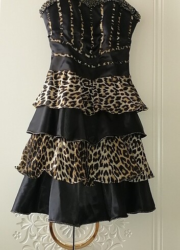 Leopar elbise