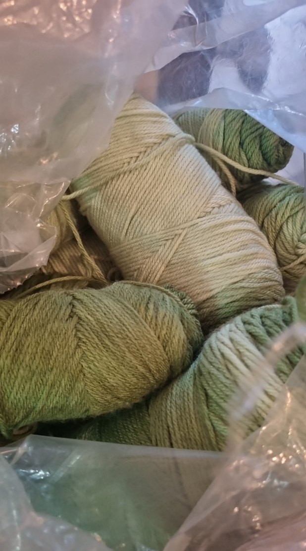 fıstık yeşili örgü ipi - Görsel 3