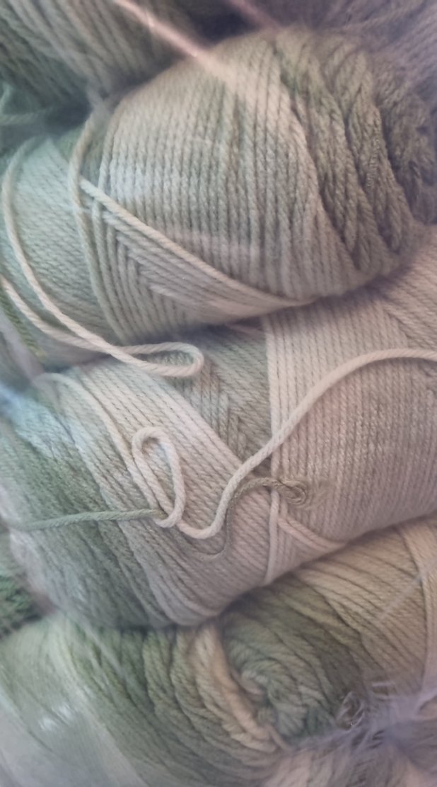 fıstık yeşili örgü ipi - Görsel 2