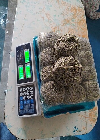 Gri özel karışım örgü ipi 1kg 325gr - Görsel 2