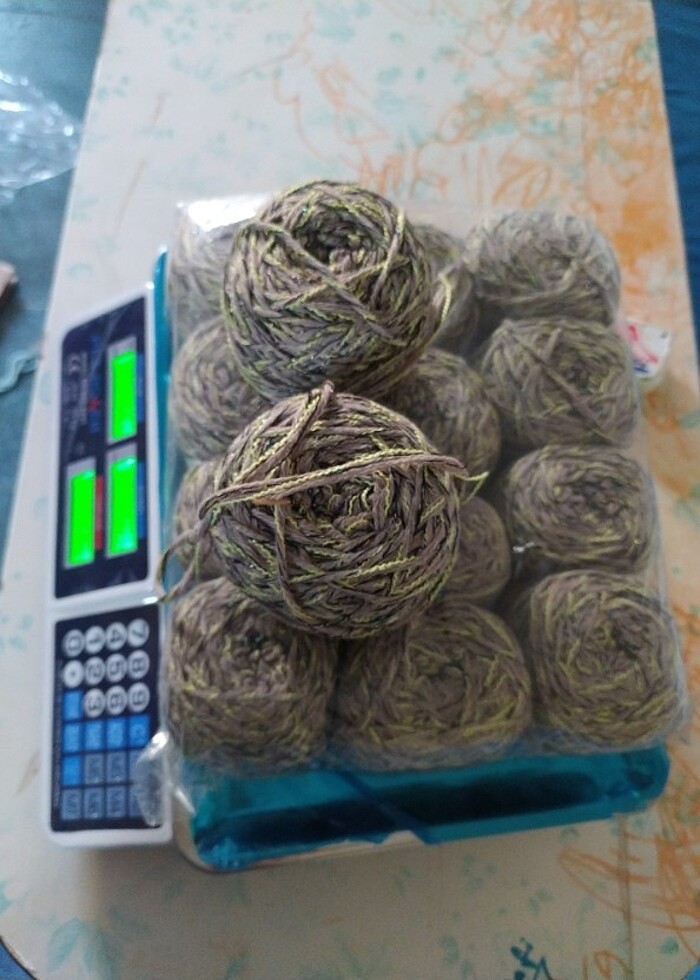 Gri özel karışım örgü ipi 1kg 325gr - Görsel 3