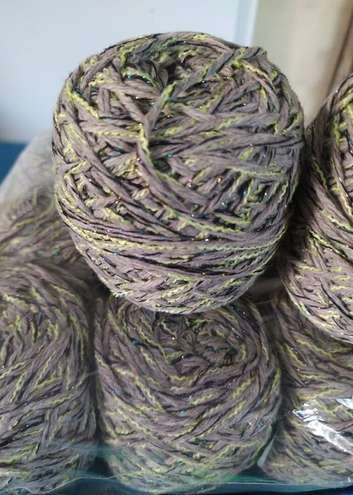 Gri özel karışım örgü ipi 1kg 325gr - Görsel 4