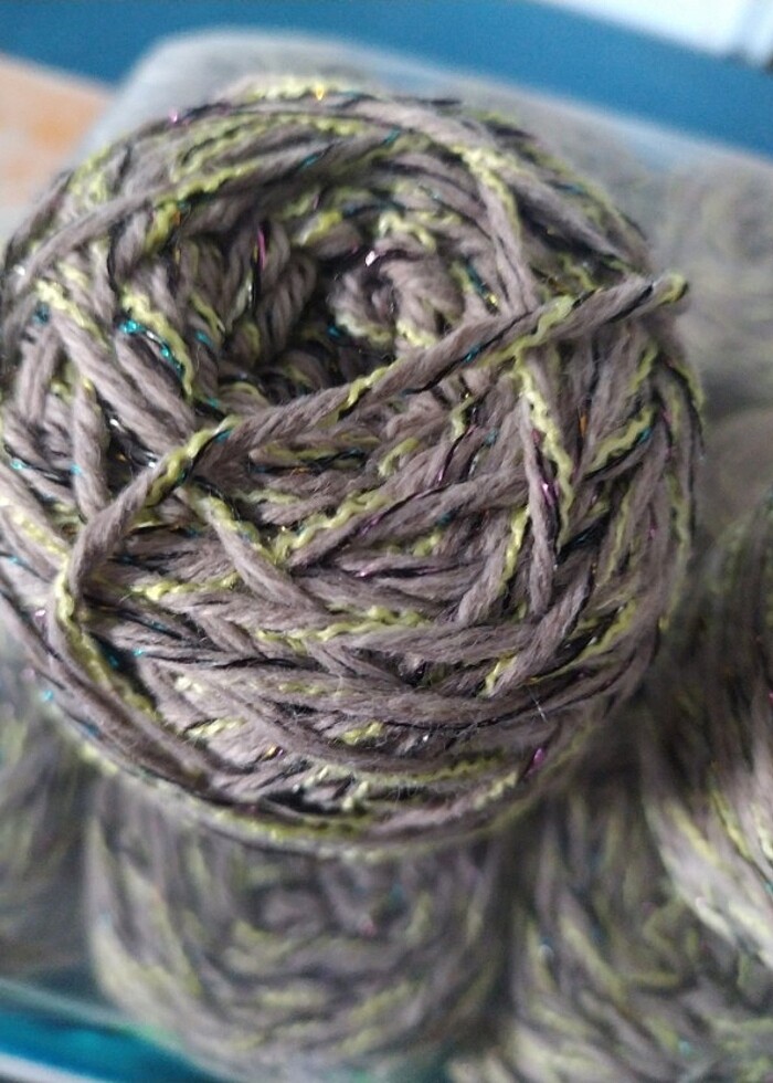 Gri özel karışım örgü ipi 1kg 325gr - Görsel 5