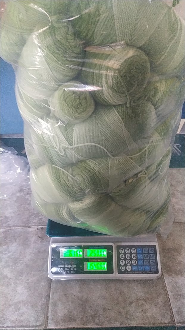 Haki Renkli El İşi İpi 6 kilodan fazla - Görsel 3