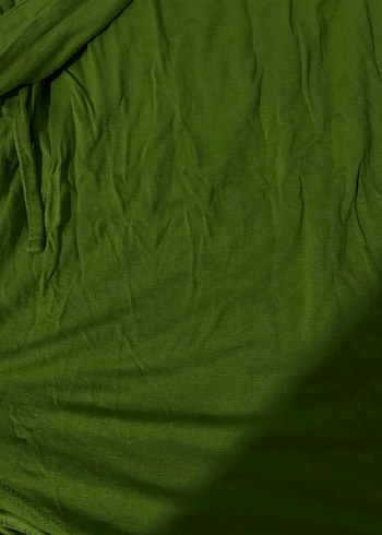 36 Beden yeşil Renk Yeşil Mini Drapeli Straplez Kadın Elbise