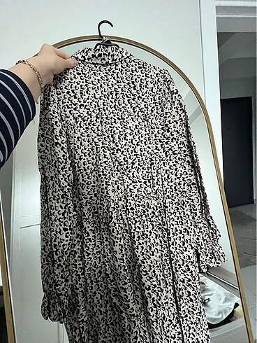 Defacto Leopar desen elbise