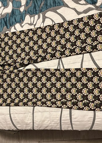 Kadın Kahverengi İspanyol Paça Tayt - Görsel 2