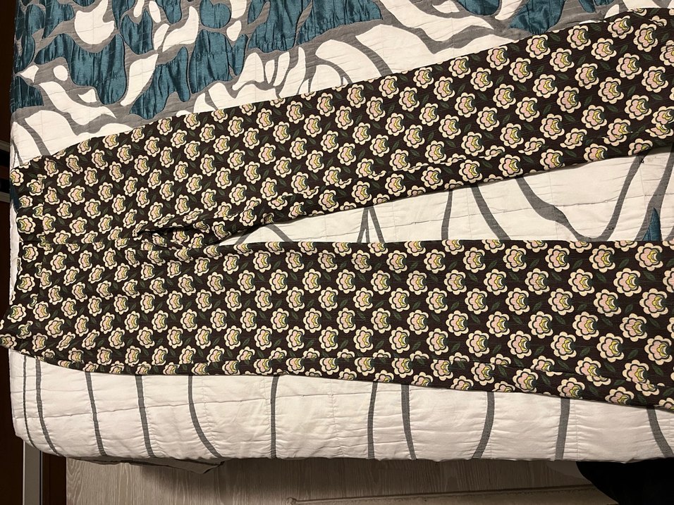 Kadın Kahverengi İspanyol Paça Tayt - Görsel 2