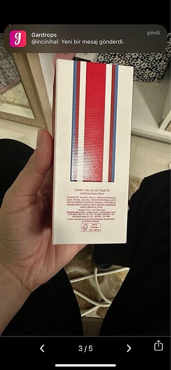 Beden Tonmy hilfiger bayan parfüm