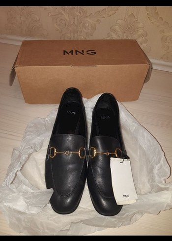36 Beden Mango Deri Loafer