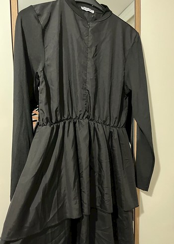 Uzun Kollu Siyah Drapeli Uzun haşema - Görsel 2