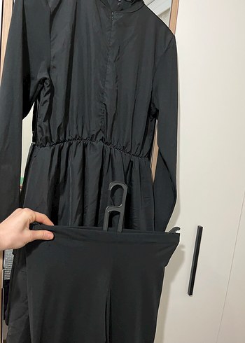 Uzun Kollu Siyah Drapeli Uzun haşema - Görsel 6