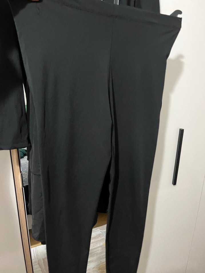 Uzun Kollu Siyah Drapeli Uzun haşema - Görsel 5